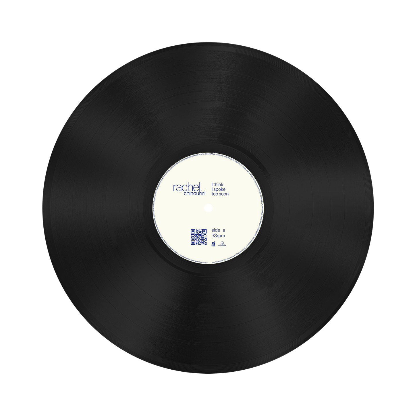 I think I spoke too soon' Limited White Label Pressing (Store Exclusive)