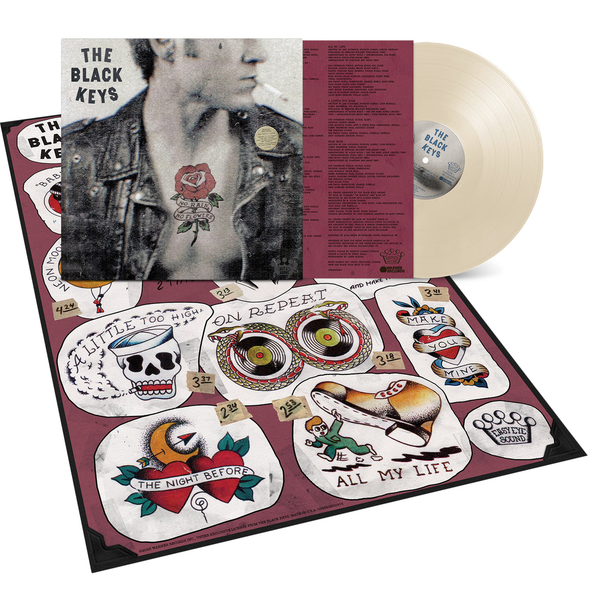No Rain, No Flowers Bone Vinyl LP