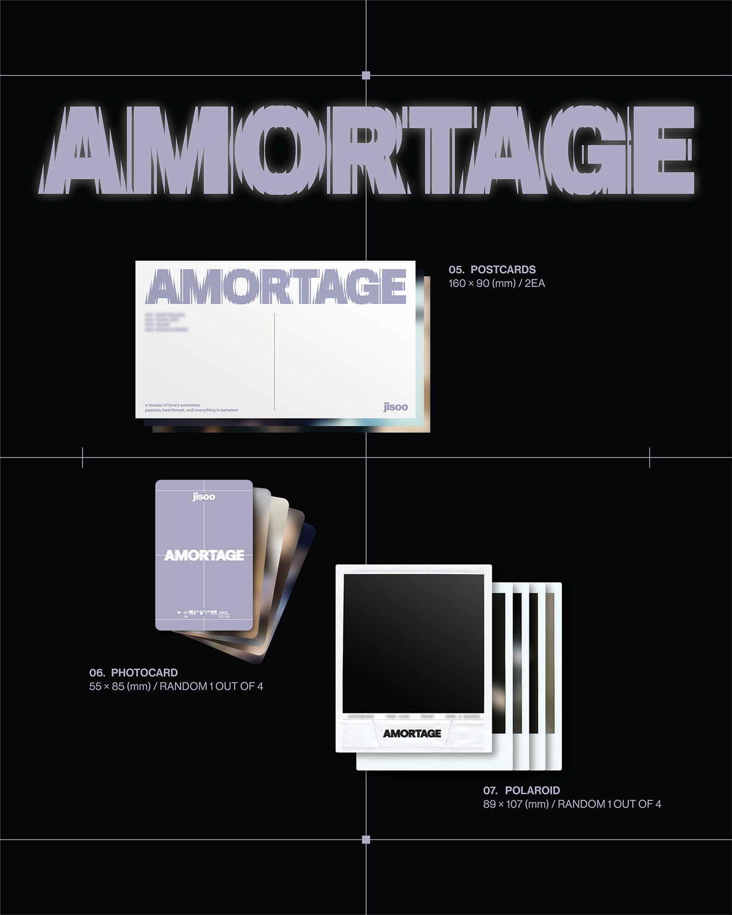 AMORTAGE (PURPLE ver.) US ONLY Exclusive Photocard