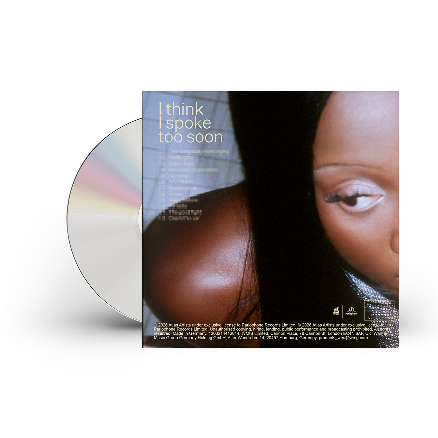 'I think I spoke too soon' Exclusive Sleeve CD #1