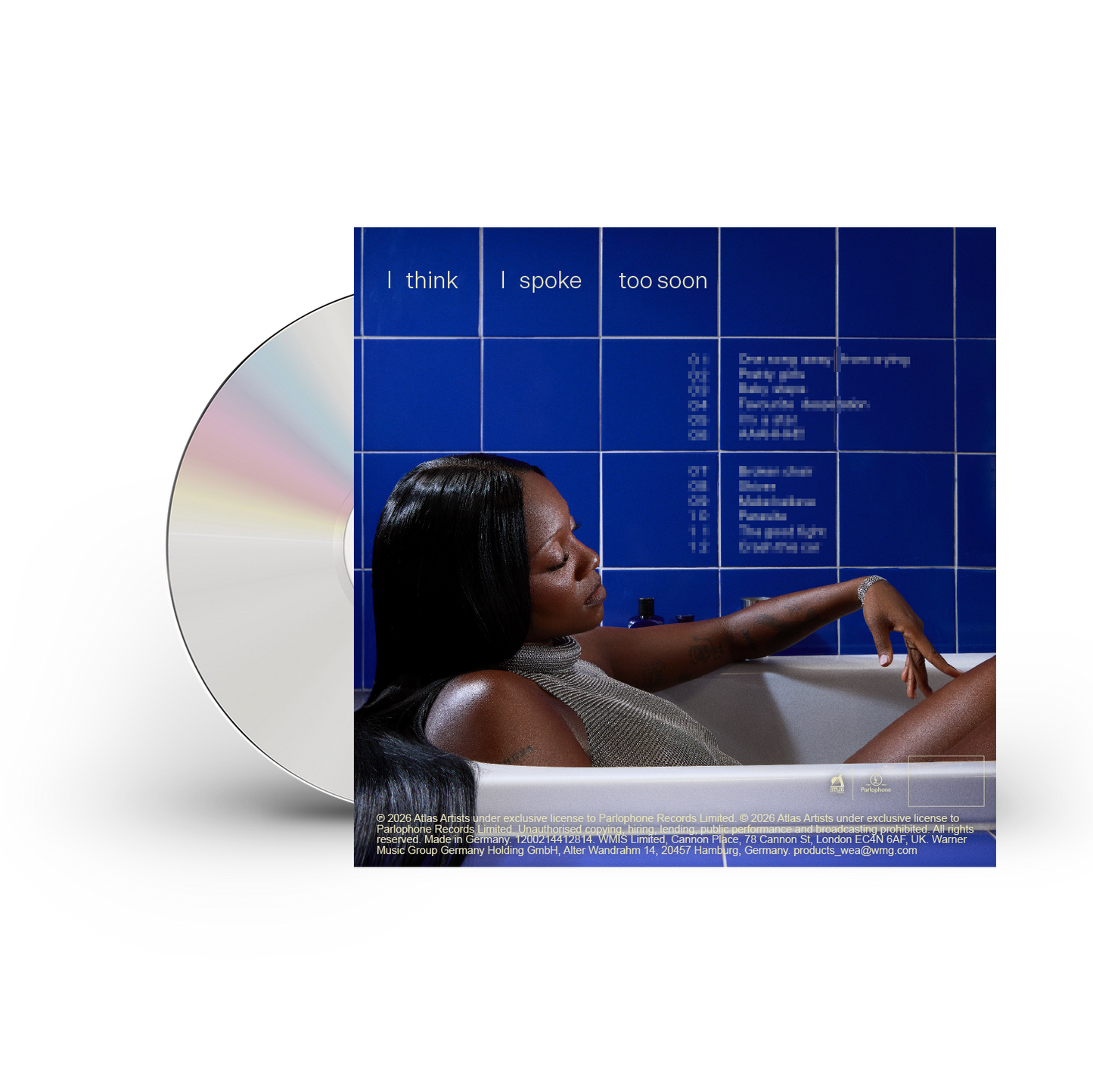 'I think I spoke too soon'  standard CD
