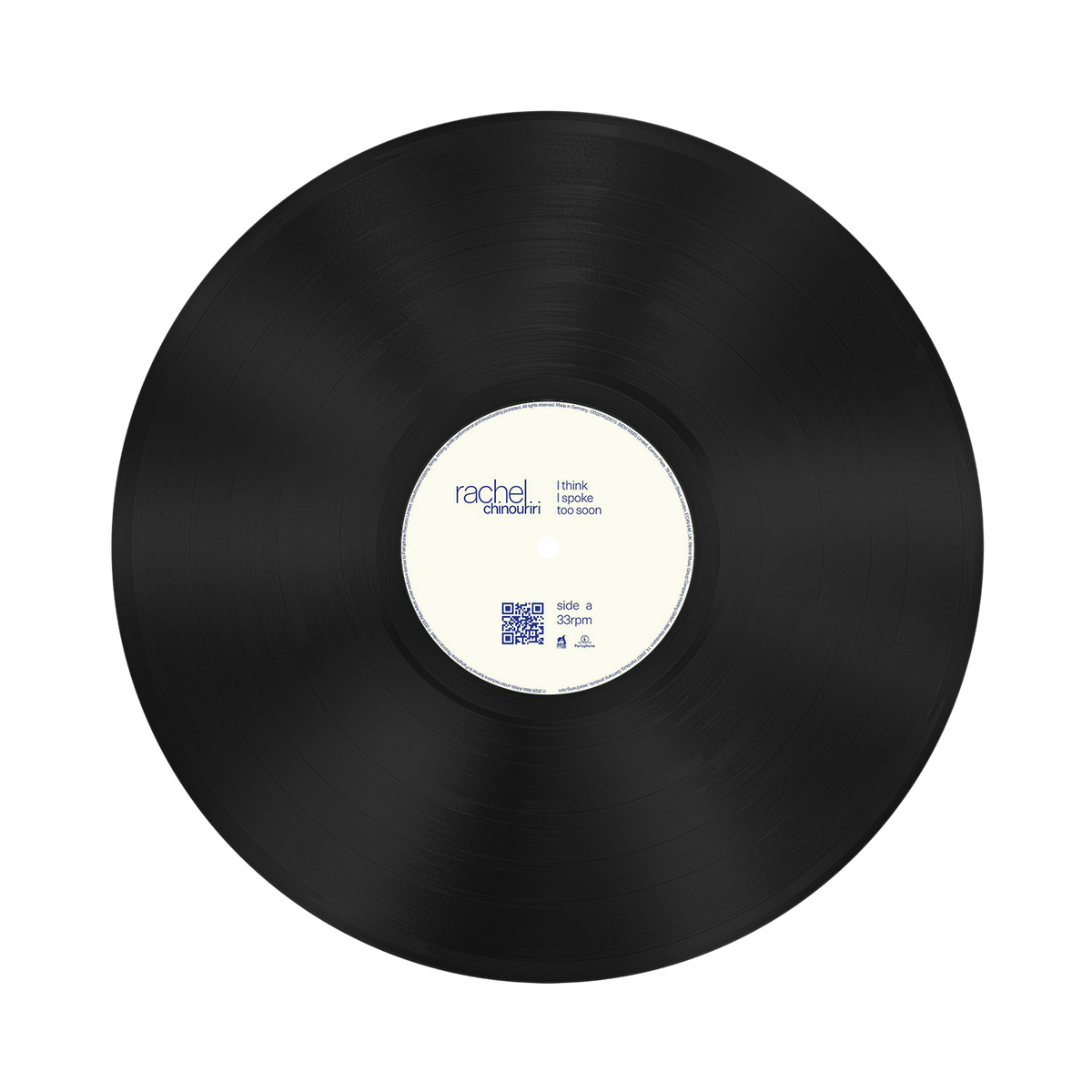 I think I spoke too soon' Limited White Label Pressing (Store Exclusive)