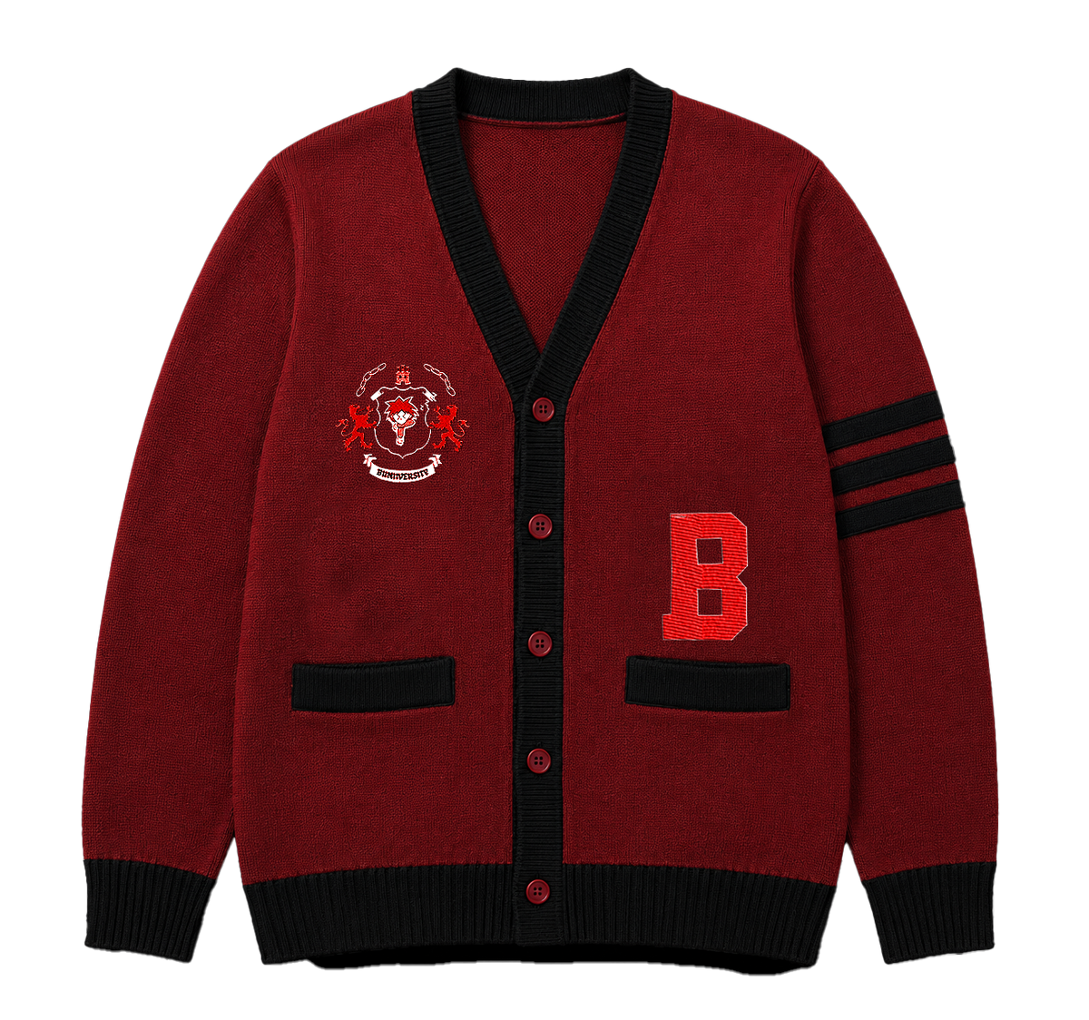 BUNIIVERSITY Red Cardigan