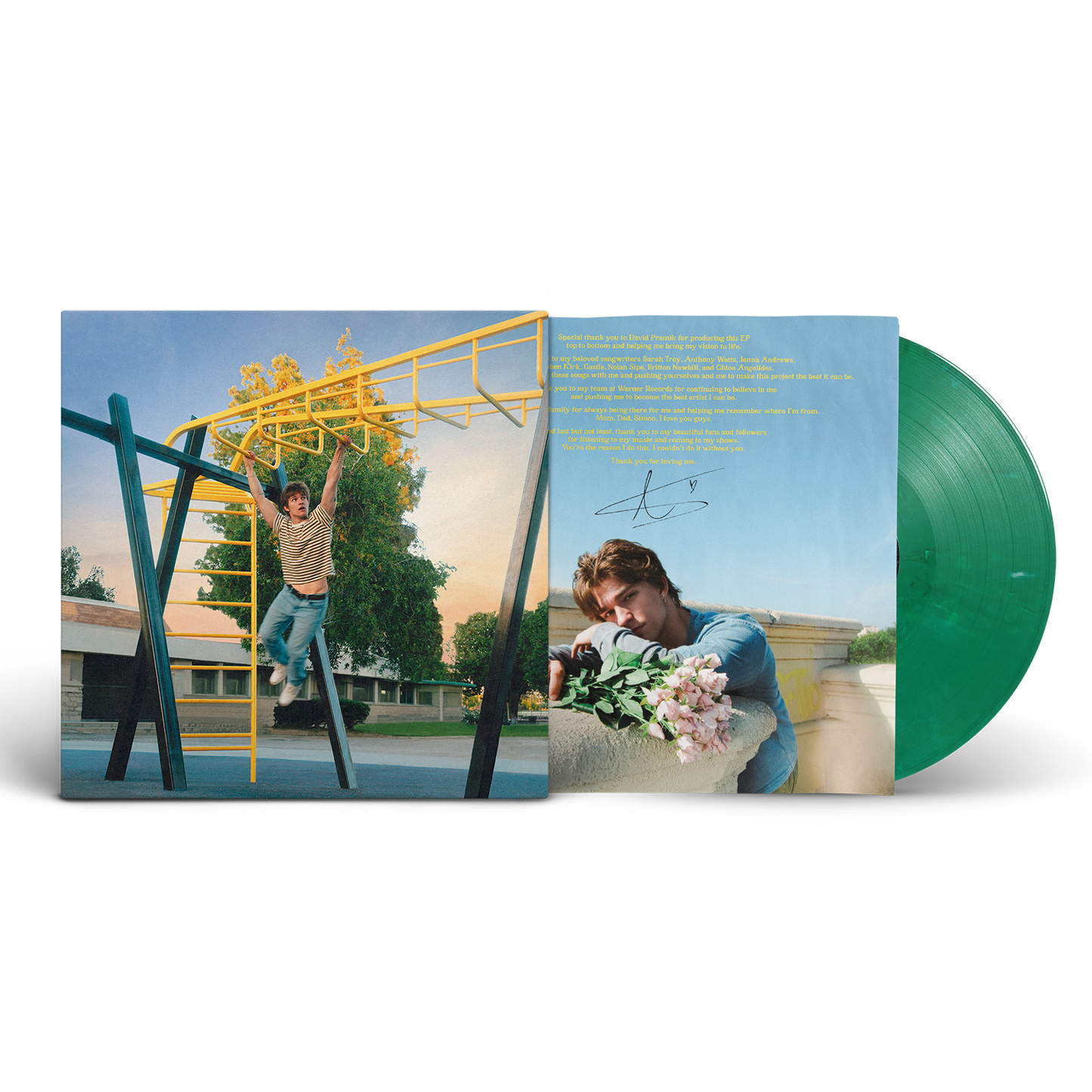 Growing Pains SIGNED Eco-Mix Green Vinyl
