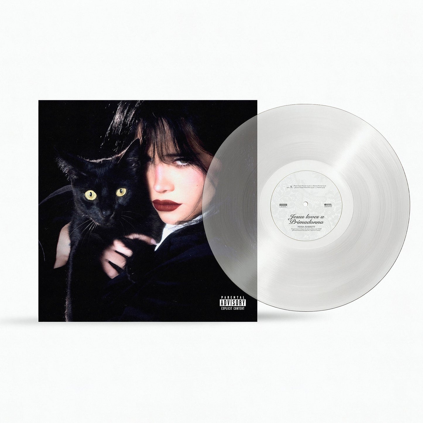 Jesus loves a primadonna Crystal Clear Vinyl LP