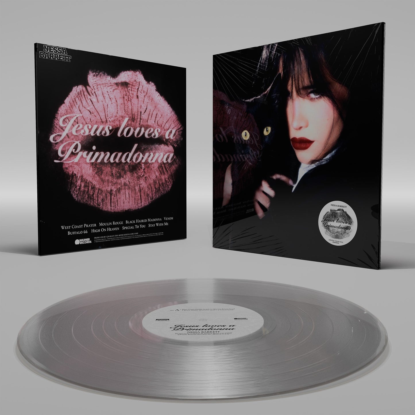 Jesus loves a primadonna Crystal Clear Vinyl LP