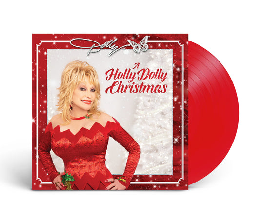 A Holly Dolly Christmas Opaque Red Vinyl LP
