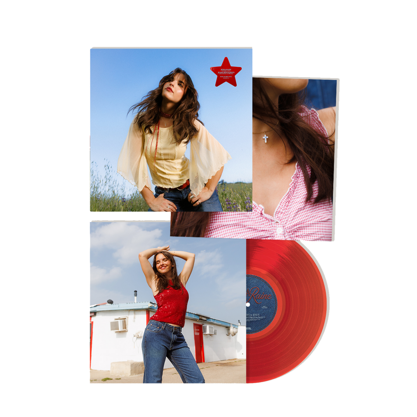 Jeans, Boys & Jesus SIGNED Red Vinyl