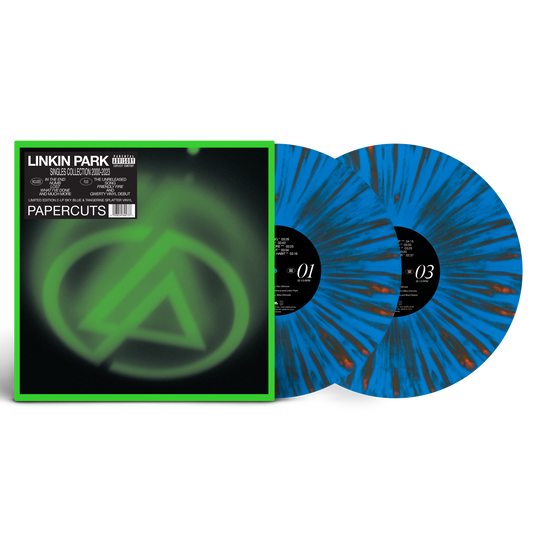 PAPERCUTS LIMITED EDITION SKY BLUE & TANGERINE SPLATTER VINYL 2LP