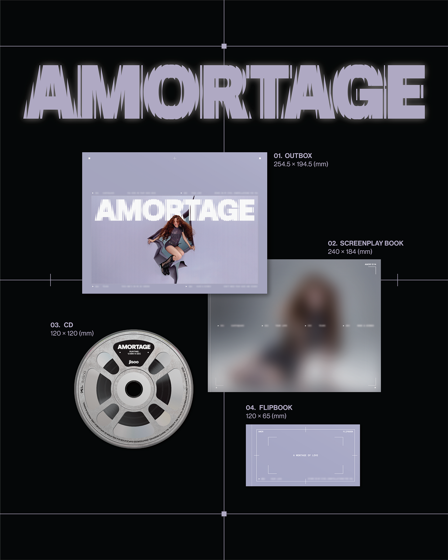 AMORTAGE (PURPLE ver.) US ONLY Exclusive Photocard