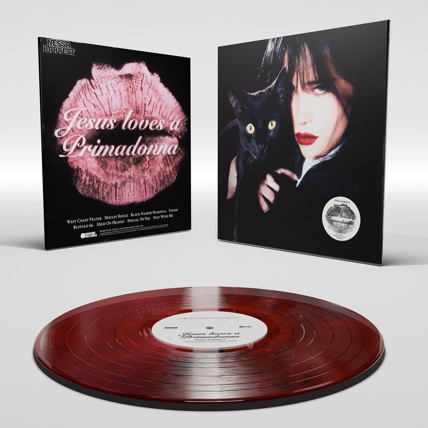 Jesus loves a primadonna Exclusive Ruby Black Vinyl LP
