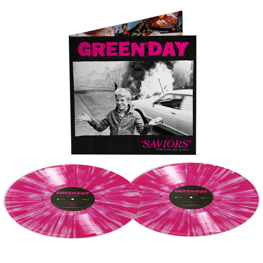 Saviors (édition de luxe) Pink With White Splatter Vinyl 2LP